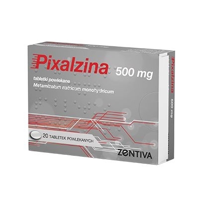 Pixalzina 500 mg 20 tabletek powlekanych