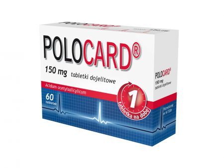 Polocard 150 mg 60 tabletek dojelitowych