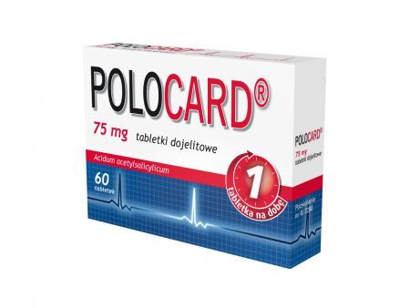 Polocard 75 mg 60 tabletek dojelitowych