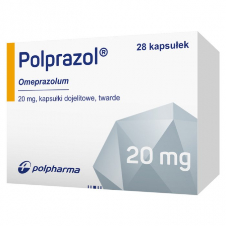 Polprazol 20 mg 28 kapsułek dojelitowych twardych