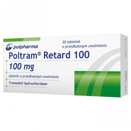 Poltram retard 100 mg 30 tabletek o przedłużonym uwalnianiu