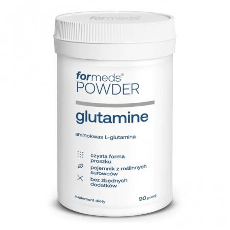 Powder Glutamine proszek z L-glutaminą ForMeds, 90 porcji