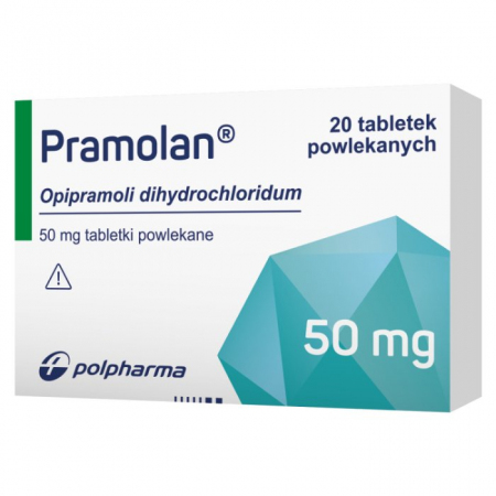 Pramolan 50 mg 20 tabletek powlekanych