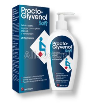 Procto-Glyvenol Soft żel do higieny intymnej z ruszczykiem dla osób z hemoroidami 180 ml / Hemoroidy