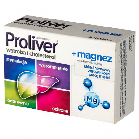 Proliver + Magnez 30 tabletek