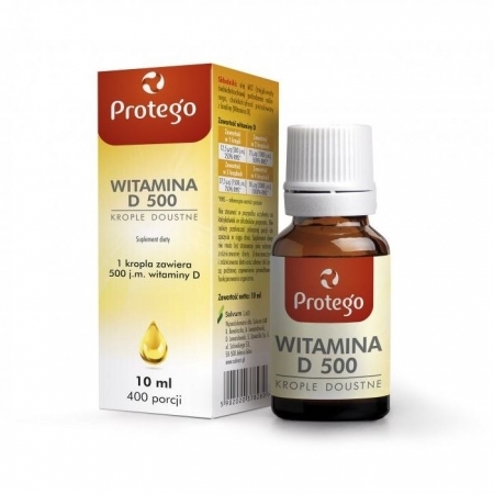 Protego Witamina D 500 krople 10 ml