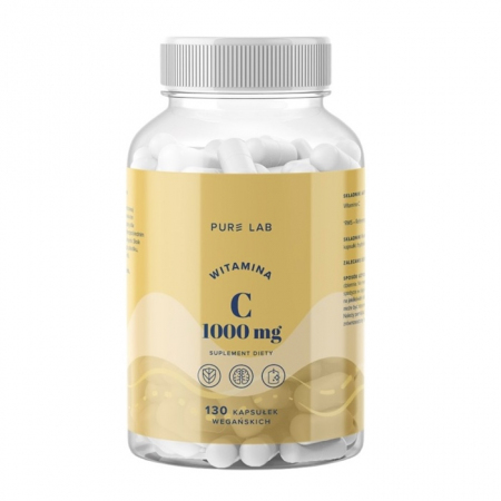 Pure Lab Witamina C 1000 mg kapsułki, 130 szt.