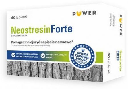 PUWER Neostresin Forte 60 tabletek / stres, nerwy