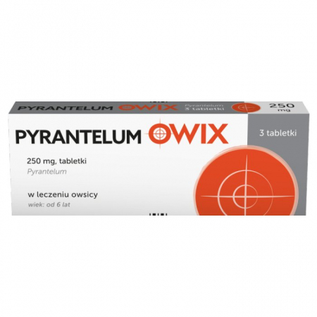 Pyrantelum OWIX 250 mg 3 tabletki