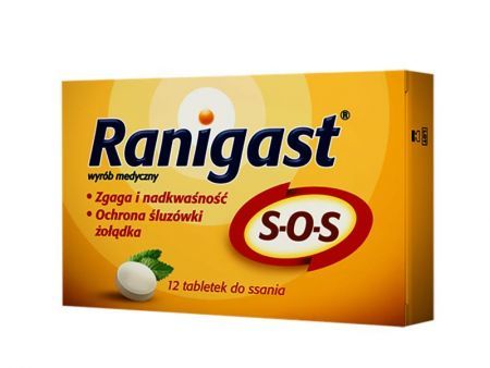 Ranigast S.O.S. 12 tabletek do ssania