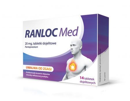Ranloc Med 20 mg 14 tabletek dojelitowych