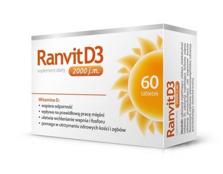 Ranvit D3 2000 j.m. 60 tabletek / Witamina D3