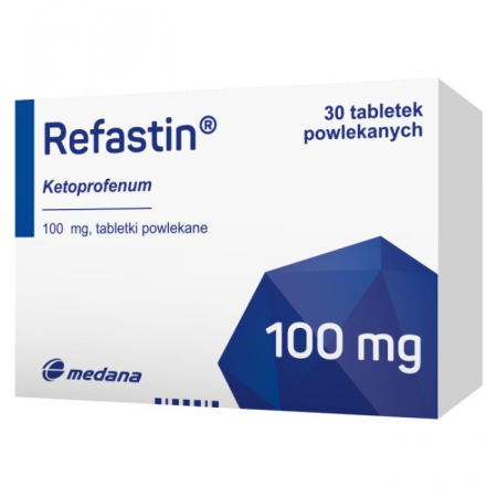 Refastin 100 mg 30 tabletek powlekanych
