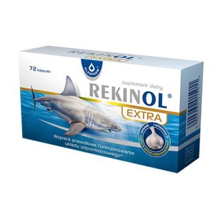 Rekinol Extra 72 kapsułek – odporność z rekina