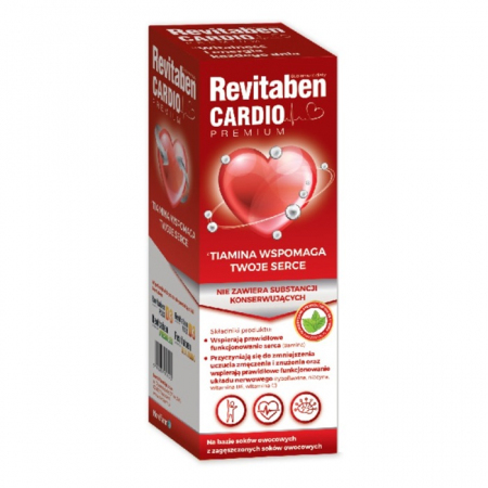 Revitaben Cardio Premium preparat witaminowy w płynie wspomagający serce, 1000 ml