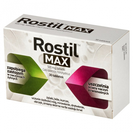 Rostil MAX 500 mg 30 tabletek