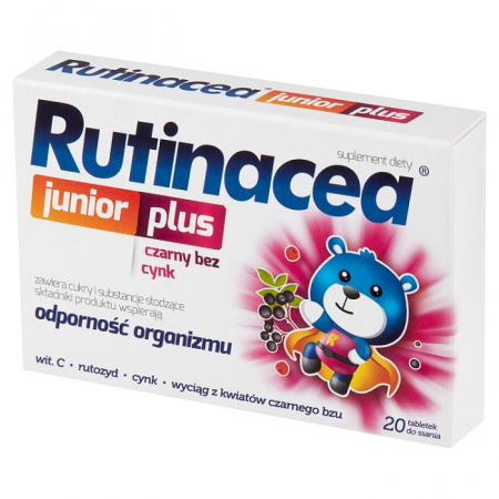 Rutinacea Junior Plus 20 tabletek do ssania