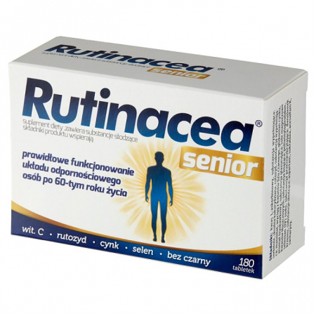 Rutinacea Senior 180 tabletek / odporność dla seniora