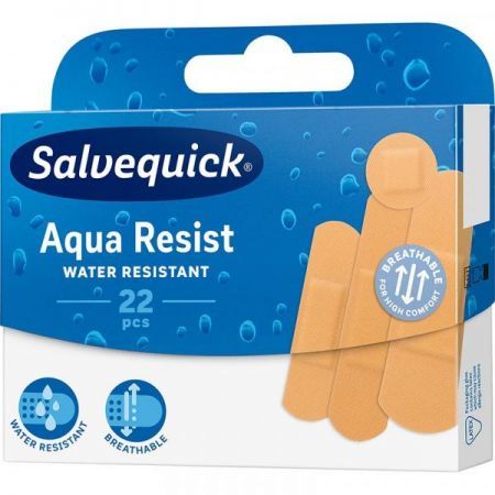 SALVEQUICK Aqua Resist plastry wodoodporne 22 szt.