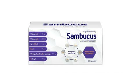 Sambucus Hexa Forte 60 tabletek