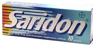Saridon 10 tabletek / Ból