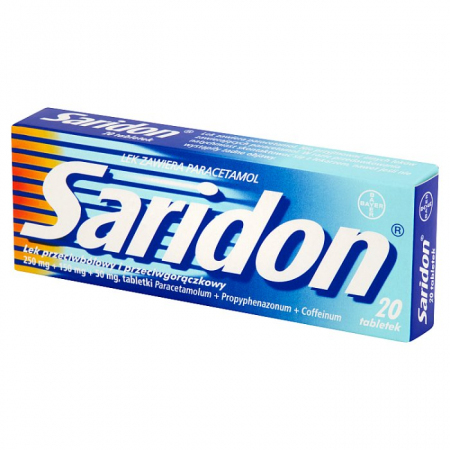 Saridon 20 tabletek / Ból