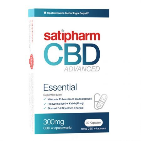 Satipharm CBD Advanced Essential 30 kapsułek