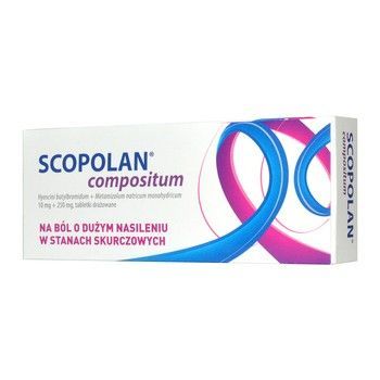 Scopolan compositum 10 tabletek powlekanych