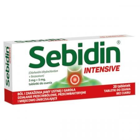 Sebidin Intensive 20 tabletek do ssania