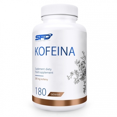SFD Kofeina tabletki dla osób aktywnych fizycznie lub umysłowo, 180 szt.