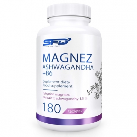 SFD Magnez Ashwagandha + B6 180 tabletek