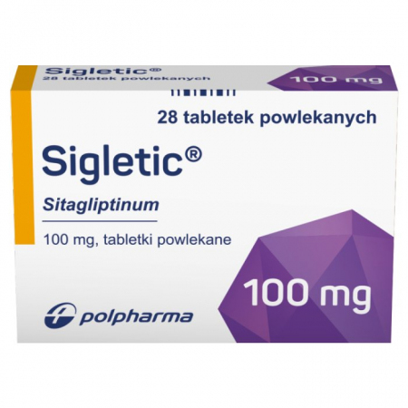 Sigletic 100 mg tabletki powlekane, 28 szt.