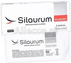 Silaurum plastry silikonowe na blizny 10x3cm 6 szt.