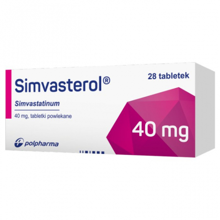 Simvasterol 40 mg 28 tabletek powlekanych