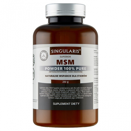 SINGULARIS MSM POWDER 100% PURE PROSZEK 250 g