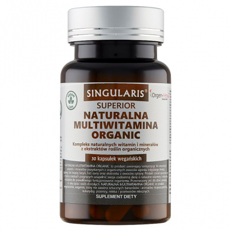 SINGULARIS naturalna multiwitamina organic 30 kapsułek