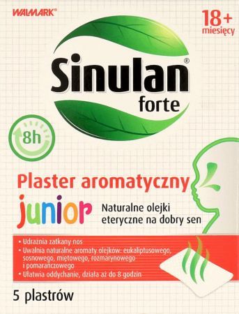 Sinulan Forte Junior plastry aromatyczne 5 szt.