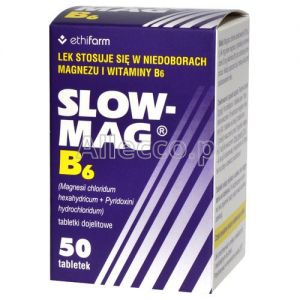 Slow-Mag B6 50 tabletek dojelitowych / Magnez