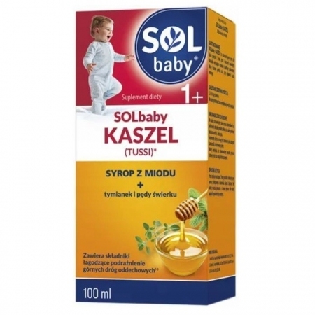 Solbaby 1+ Kaszel (Tussi) syrop 100 ml / Kaszel u dzieci