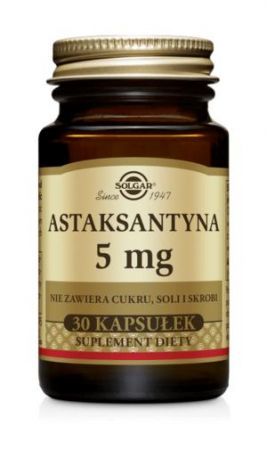 SOLGAR Astaksantyna 5 mg 30 kapsułek