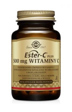 SOLGAR Ester-C Plus 500 mg 50 kapsułek