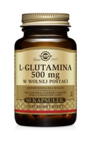 SOLGAR L-Glutamina 500 mg 50 kapsułek