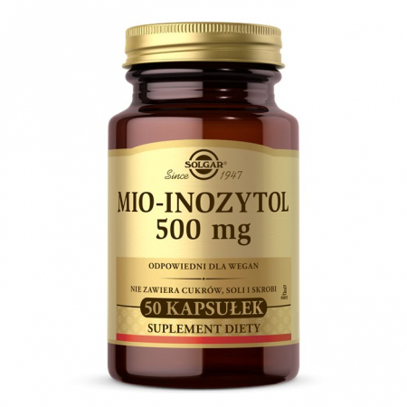 Solgar Mio-Inozytol 500 mg kapsułki, 50 szt.