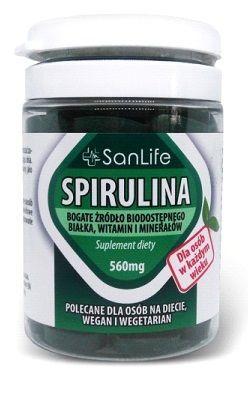 Spirulina 560 mg 84 tabletki