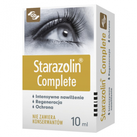 Starazolin Complete krople do oczu 10 ml / Intensywne nawilżenie