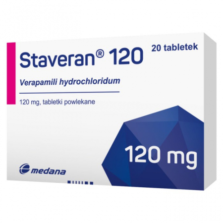 Staveran 120 mg 20 tabletek powlekanych