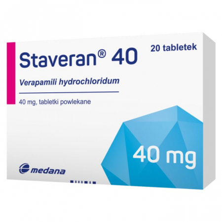 Staveran 40 mg 20 tabletek powlekanych