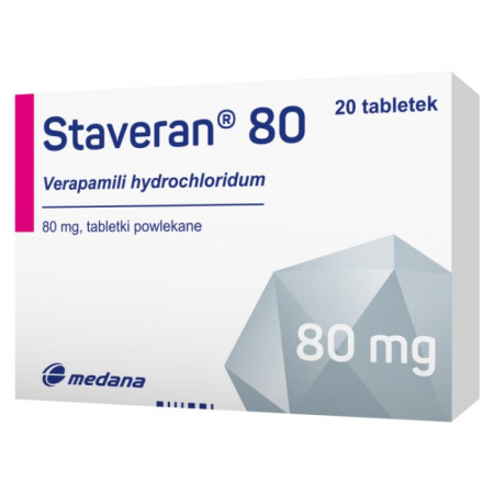 Staveran 80 mg 20 tabletek powlekanych