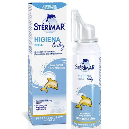 Sterimar BABY Spray do pielęgnacji i higieny nosa 100 ml (300  aplikacji) katar, dziecko.