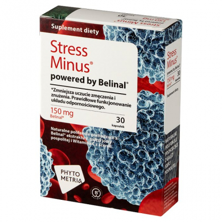 Stress Minus powered by Belinal kapsułki na na zmęczenie, 30 szt.